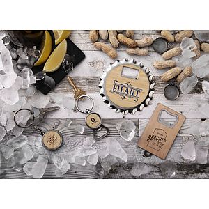 Wood Credit Card Bottle Opener