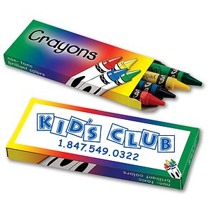 4 Pack Crayons