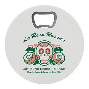 Round Bottle Opener Coaster