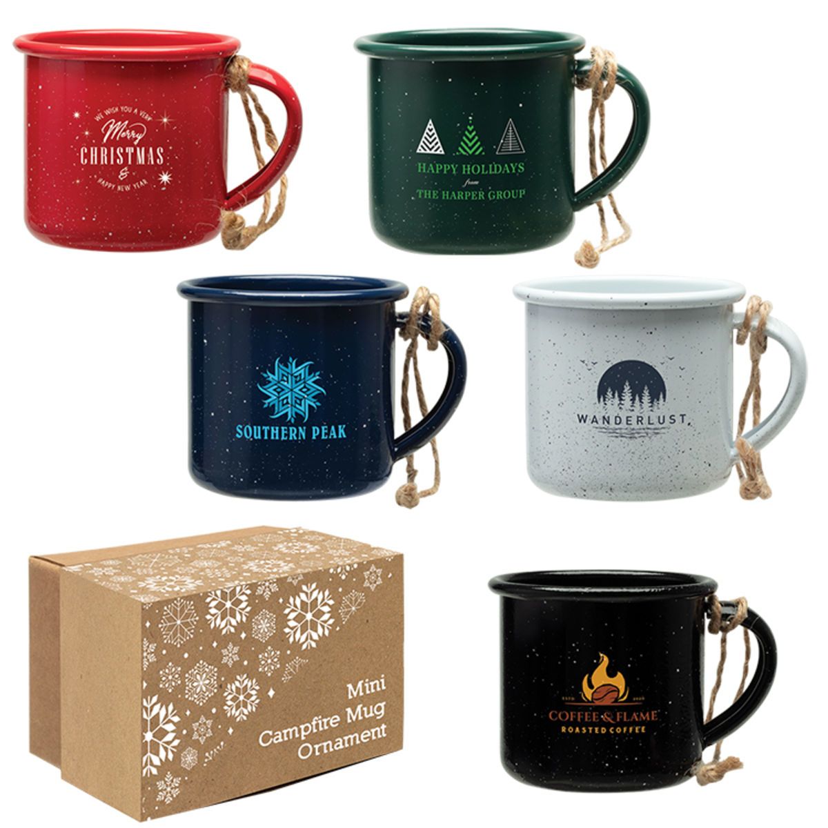 Mini Campfire Mug Ornament