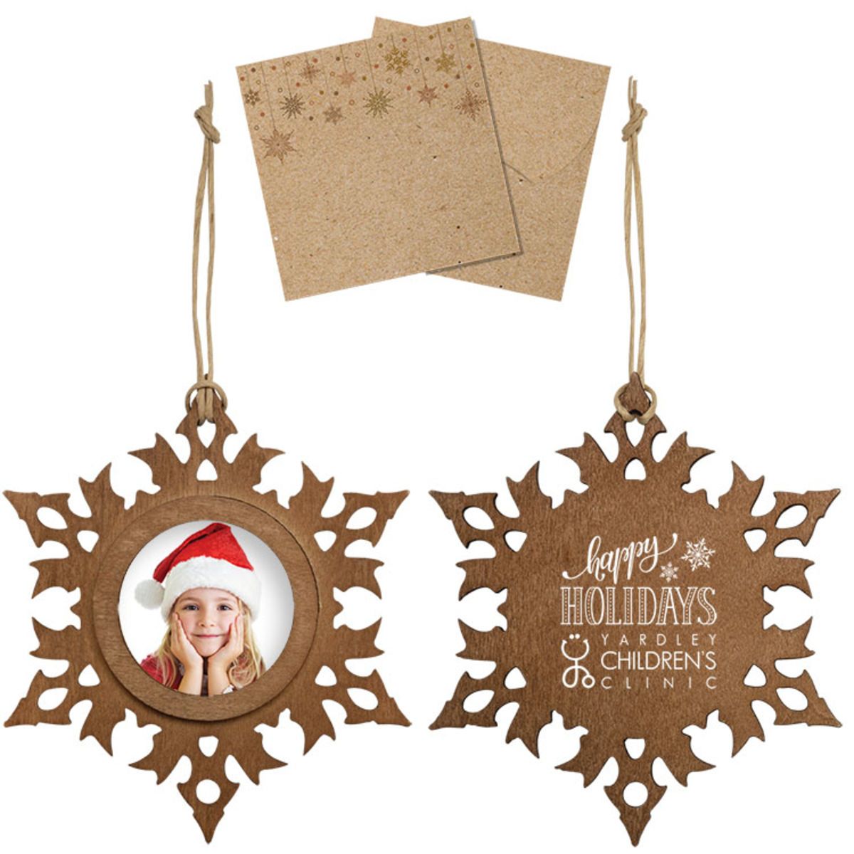 Wood Photo Ornament