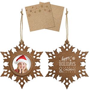 Wood Photo Ornament