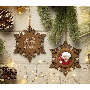 Wood Photo Ornament
