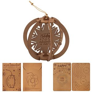 Wood Puzzle Ornament Kit
