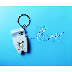 Dental Floss Keytag