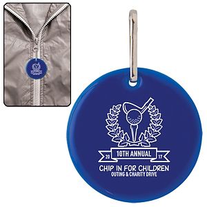 Round Reflective Zipper Pulls