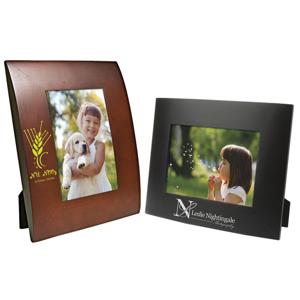 5 x 7 Curved Wood Frame