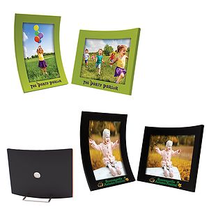 4 x 6 Curved Wood Color Pop Frame