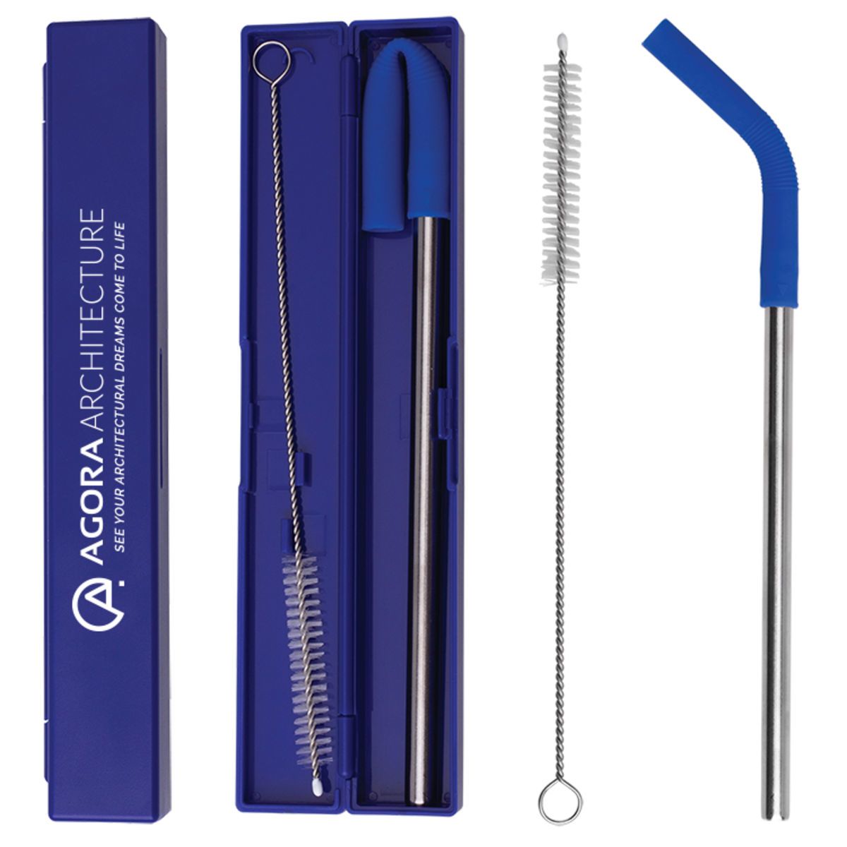 Stainless Steel Metal Straw Set