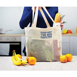 Reusable Cotton Mesh Tote Bag