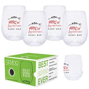 Dishwasher Safe Govino® 12oz Wine/Cocktail Glass 4 Pack