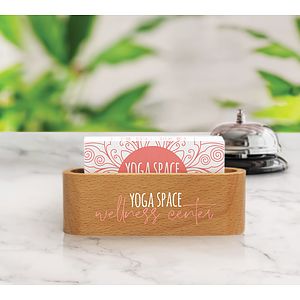 Wood Business Card Holder