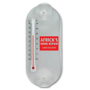 Large Acrylic Oval Temperature Gauge