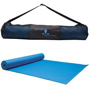 Yoga Fitness Mat & Carrying Case