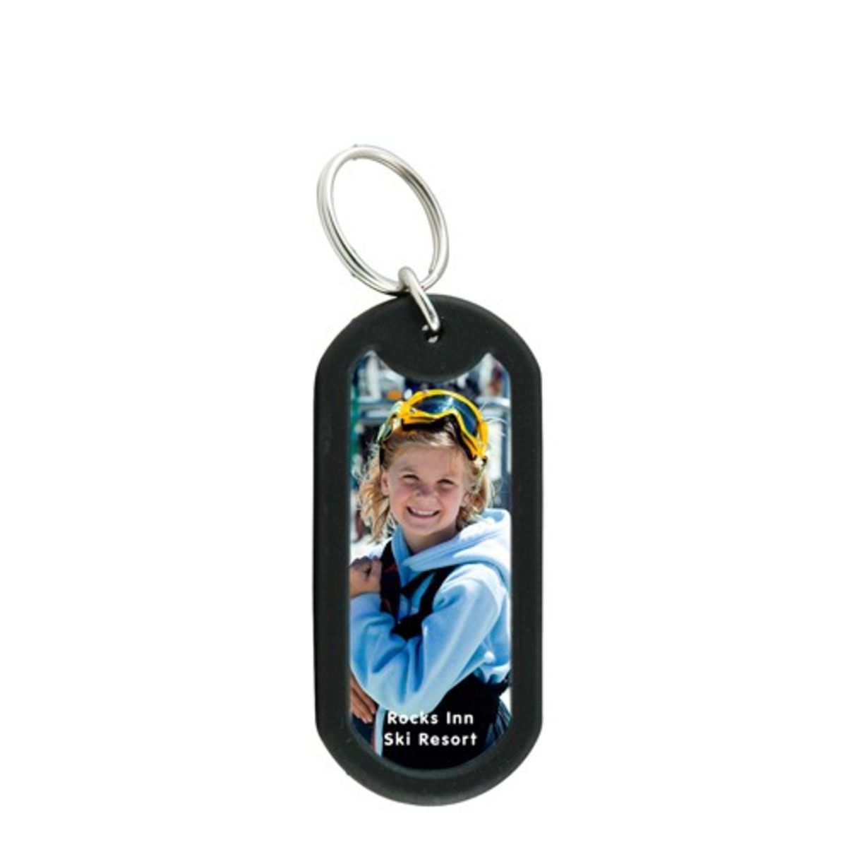 Photo Dog Tag Keytag