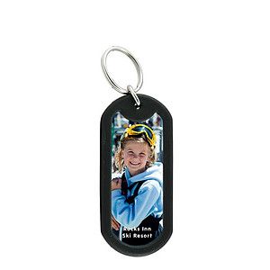 Photo Dog Tag Keytag