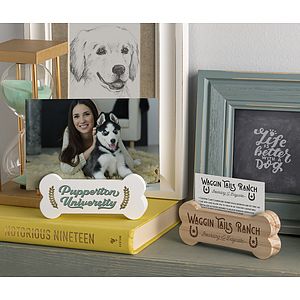 Dog Bone Photo Holder