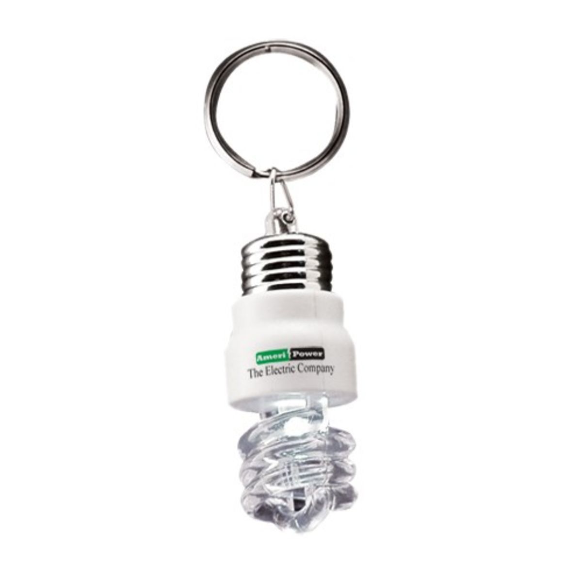 Light Up Light Bulb Keytag