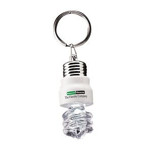 Light Up Light Bulb Keytag