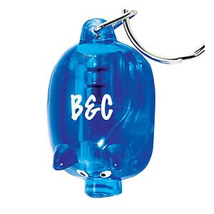 Light Up Piggy Keytag