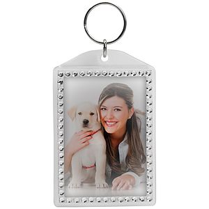 Rhinestone Snap-In Keytag
