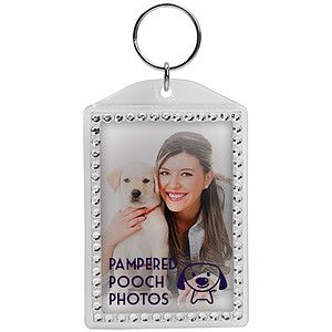 Rhinestone Snap-In Keytag