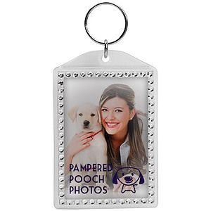 Rhinestone Snap-In Keytag
