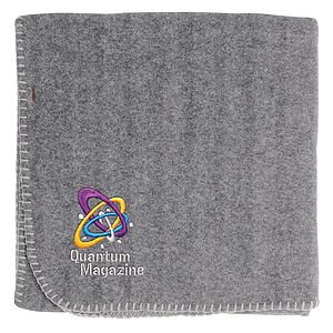 Heathered Shawl Blanket with Button