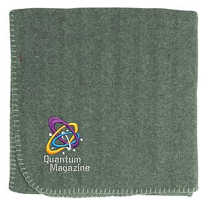 Heathered Shawl Blanket with Button