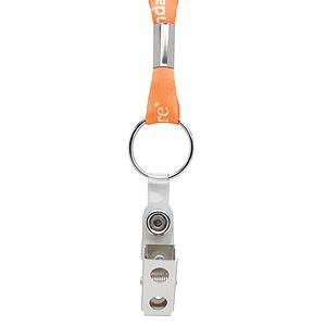 Good Value™ 1/2" RPET Fine-Print Lanyard
