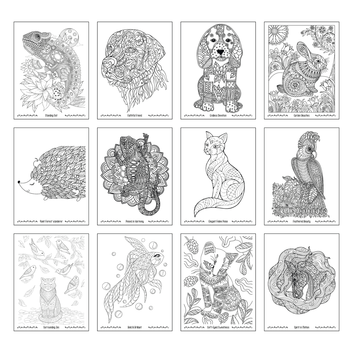 Good Value™ Unwind with Pets Adult Coloring Book