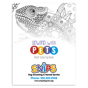 Good Value™ Unwind with Pets Adult Coloring Book