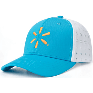 Premium 6-Panel Structured halfmoon buckram Breathable Back Panel Cap
