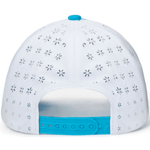 Premium 6-Panel Structured halfmoon buckram Breathable Back Panel Cap