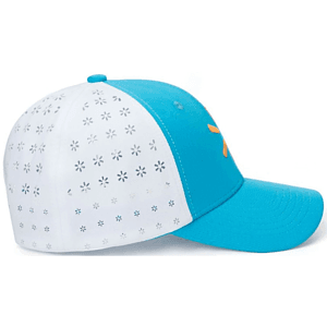 Premium 6-Panel Structured halfmoon buckram Breathable Back Panel Cap