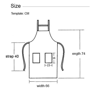 12 oz Woven knitted Two-Tone Kitchen Aprons w/ 2 pockets