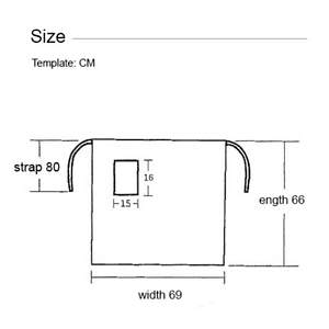 10 oz. High Density Striola fabric Waist Aprons w/ Pocket