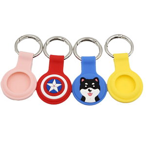 Silicone AirTag Holder w/ Keyring Custom Airtag Keeper