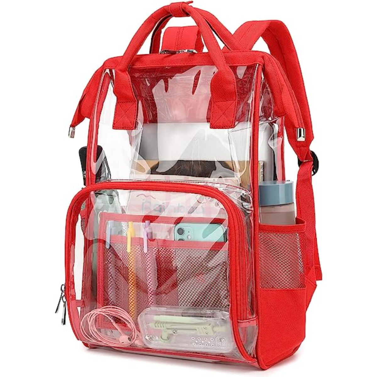 Premium Heavy Duty Clear PVC Transparent Backpack