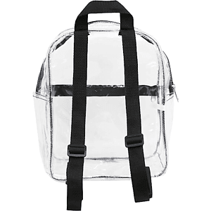 Stadium Approved Heavy Duty Cold-Resistant Clear Bag Transparent PVC Backpack