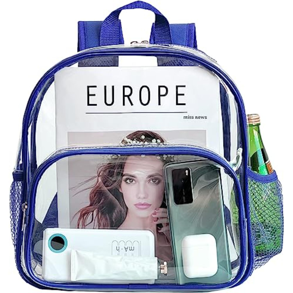 Travel Heavy Duty Clear Bag PVC Transparent Backpack