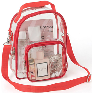 Clear PVC Crossbody Bag Stadium Approved Shoulder Sports Pack