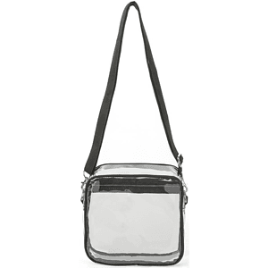 Stadium Approved Handbag Clear PVC Transparent Crossbody Bag