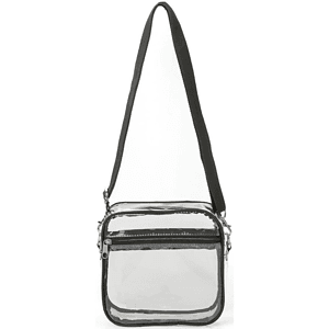 Stadium Approved Handbag Clear PVC Transparent Crossbody Bag