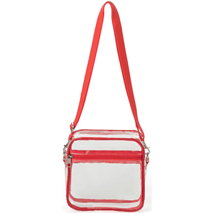 Stadium Approved Handbag Clear PVC Transparent Crossbody Bag
