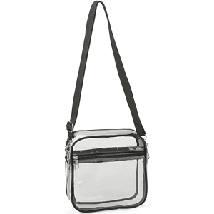 Stadium Approved Handbag Clear PVC Transparent Crossbody Bag