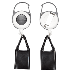 Pen Holder Round Carabiner Badge Reel Holder w/ Belt clip