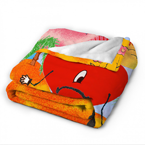 300 GSM Plush Flannel Sublimation Blanket, soft feel 25 x 50