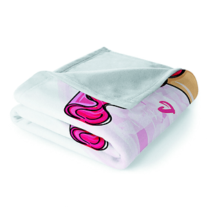 300 GSM Soft Plush Flannel Throw Sublimation Blanket 50" x 60"