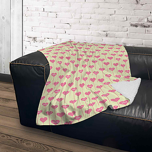 50" x 60" Sublimation Sherpa Throw Blanket